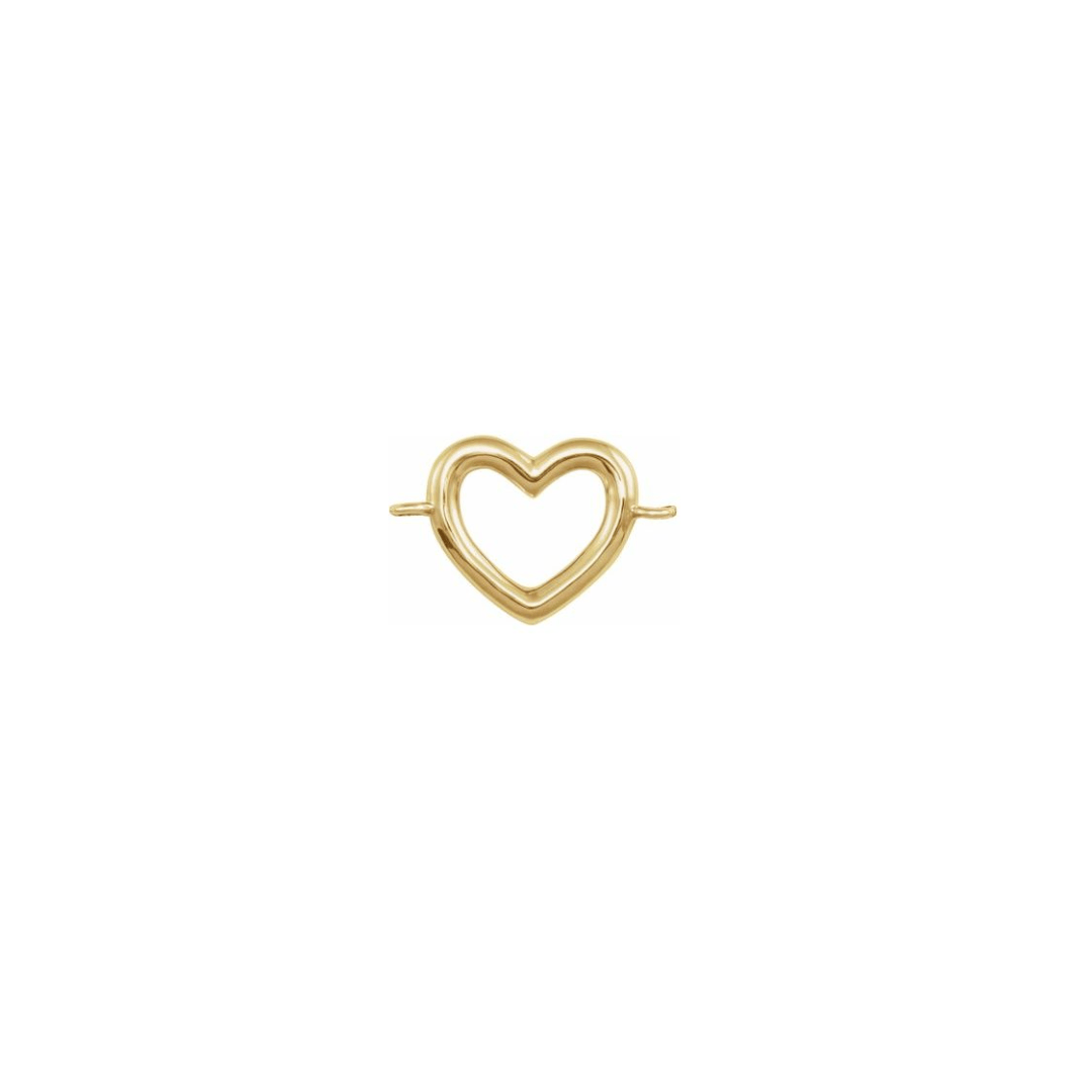 Open Heart Charm Link - Peterson MADE