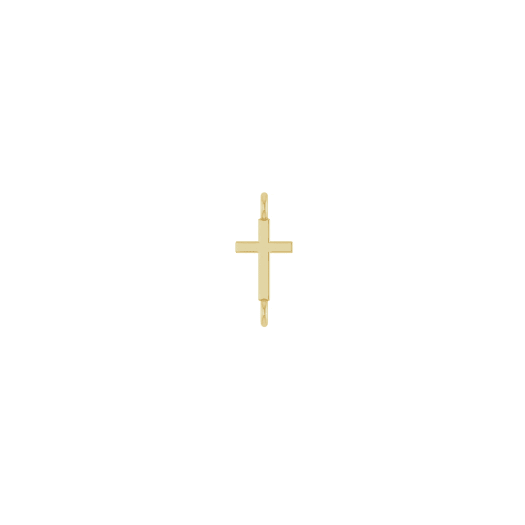 Tiny Classic Cross Link 14k - Peterson MADE