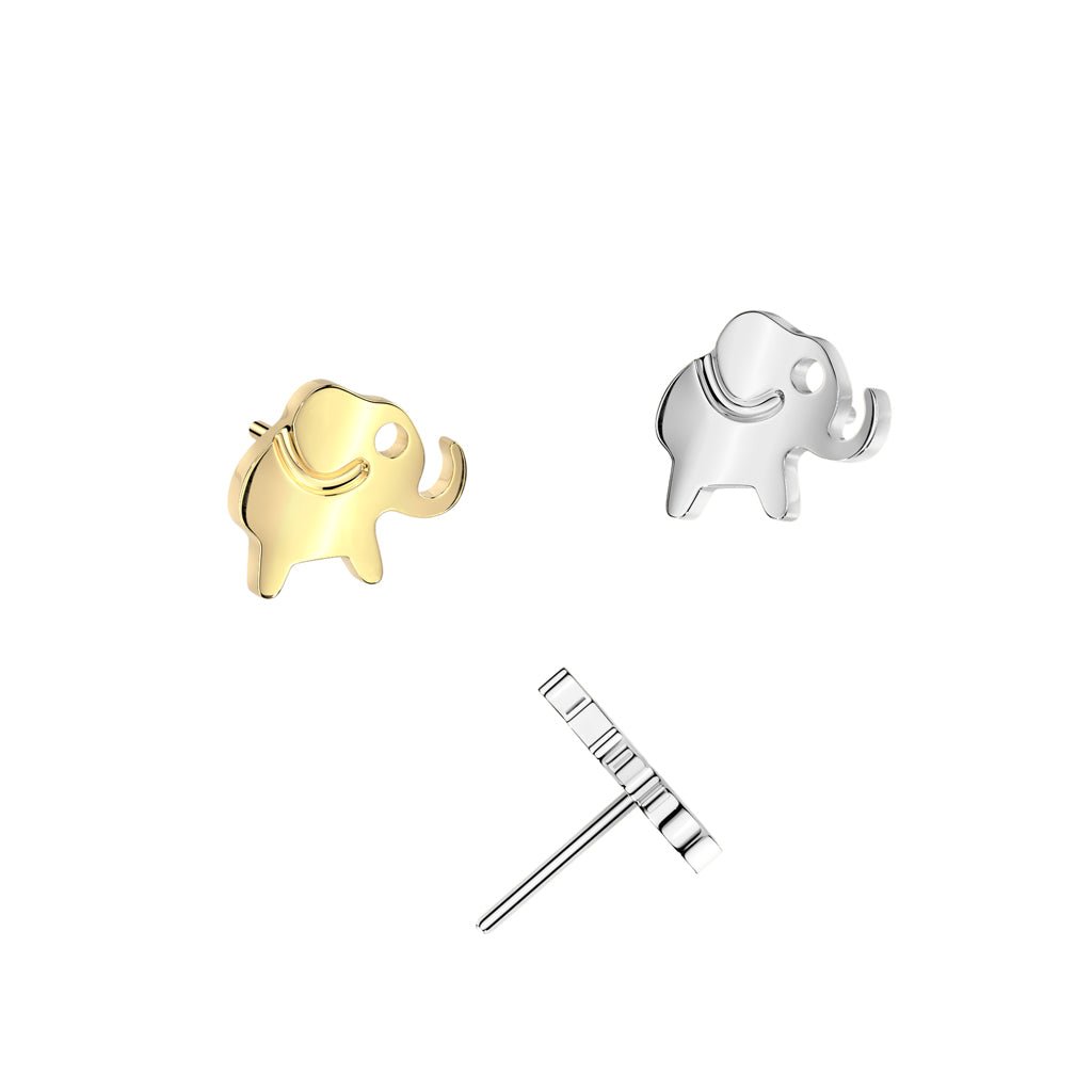 Titanium Elephant Threadless Piercing Top - Peterson MADE