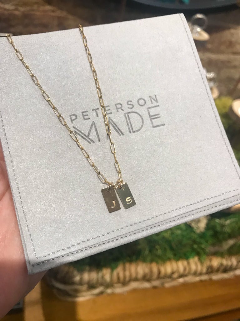 Dainty Tag Necklace - Peterson MADE