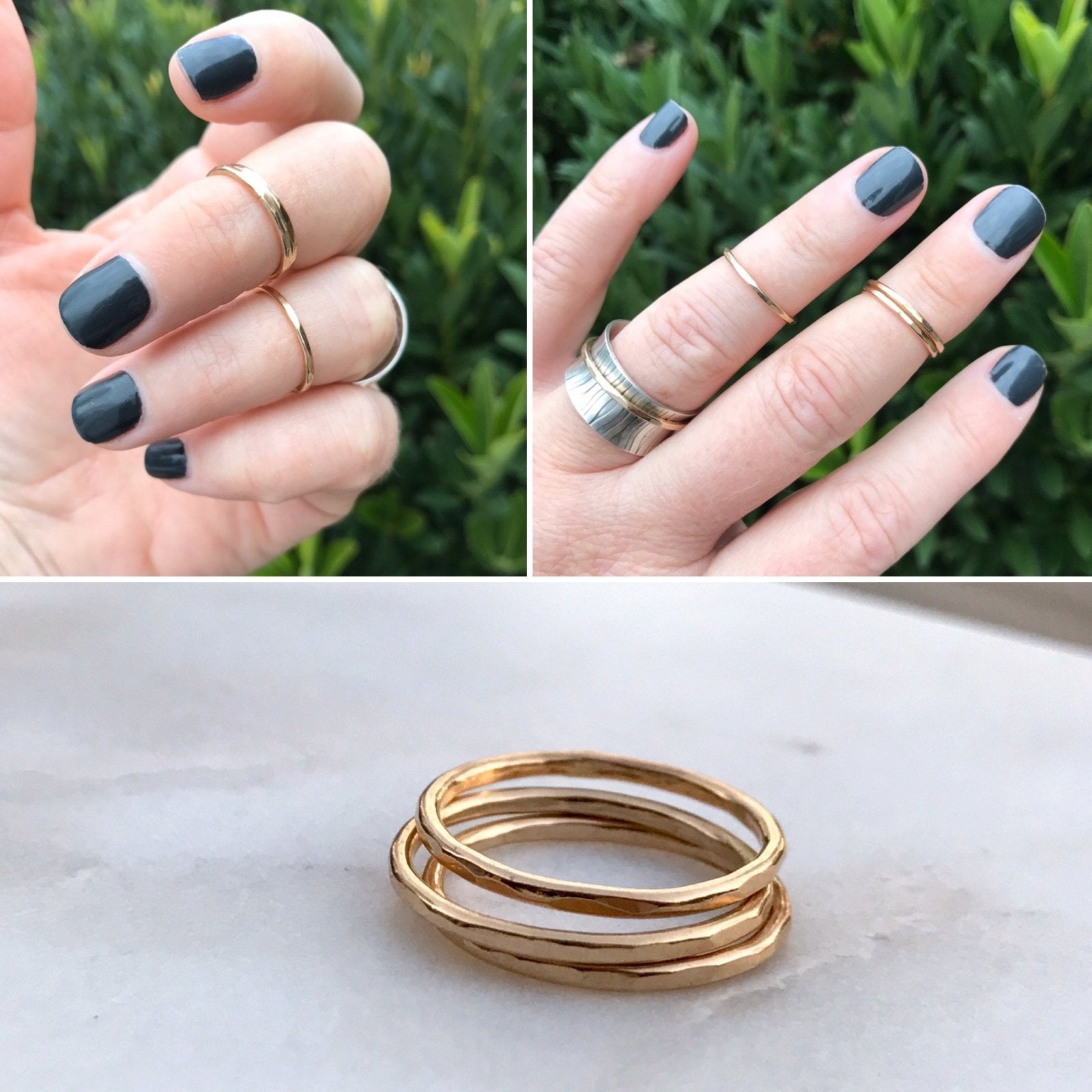 Midi-Rings Set of 3 - Peterson MADE