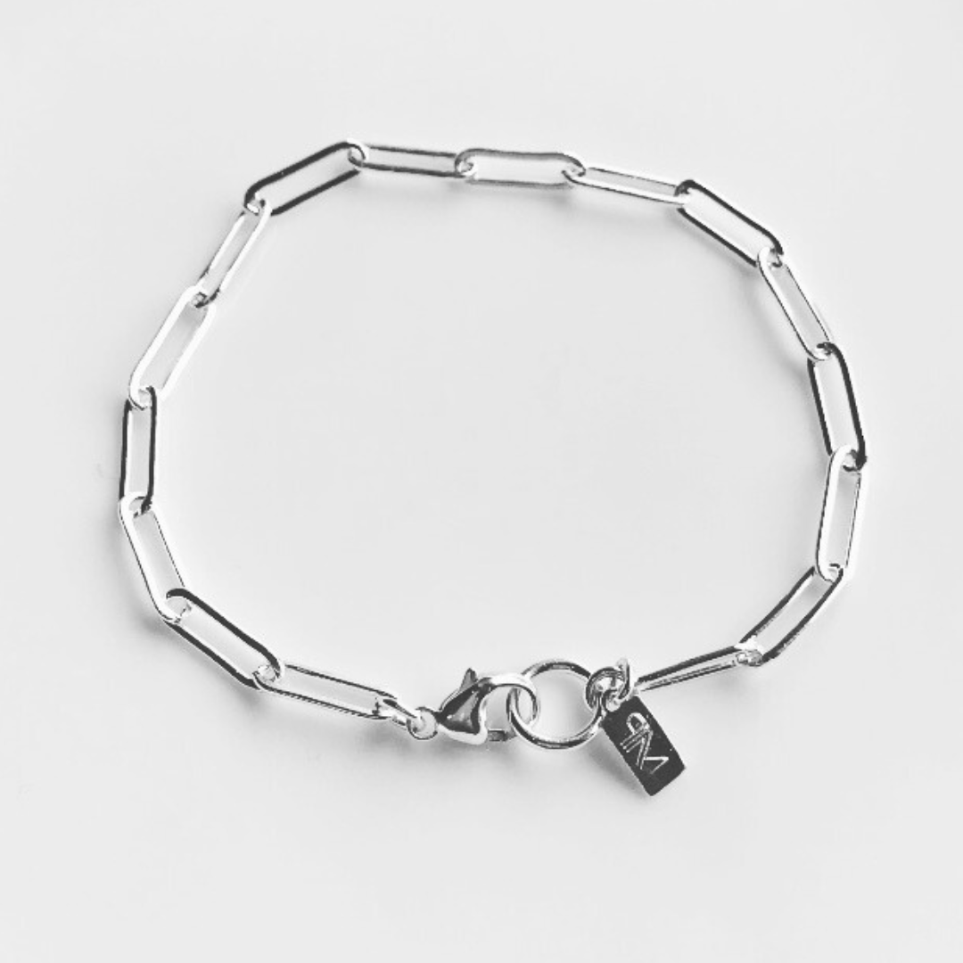 Paperclip Chain Bracelet - Gold or Silver - Peterson MADE