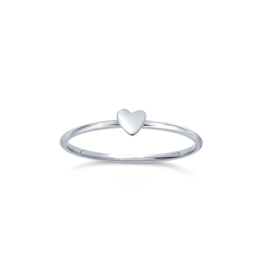 Tiny Heart Stacking Ring - Peterson MADE