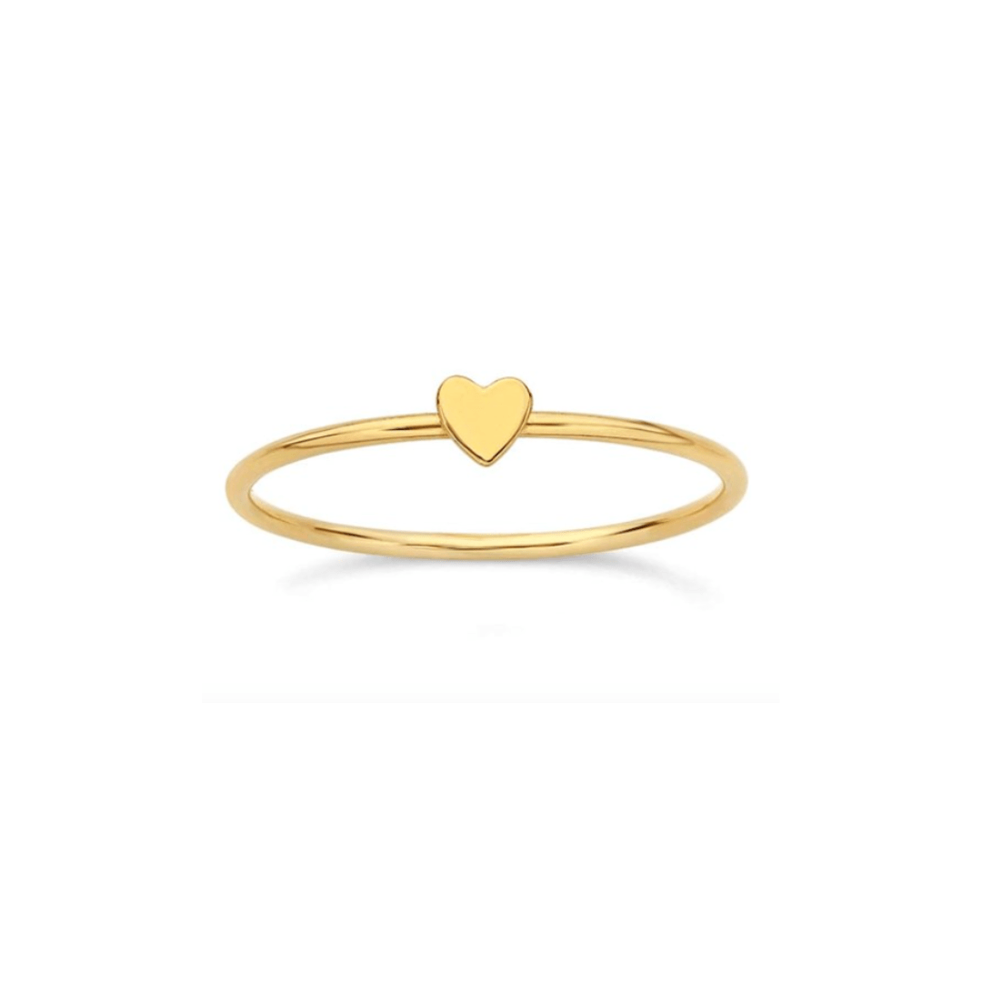 Tiny Heart Stacking Ring - Peterson MADE