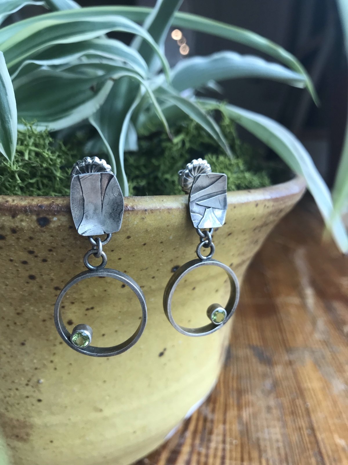 Vestige Drop Earrings w/ Gemstones - Peterson MADE